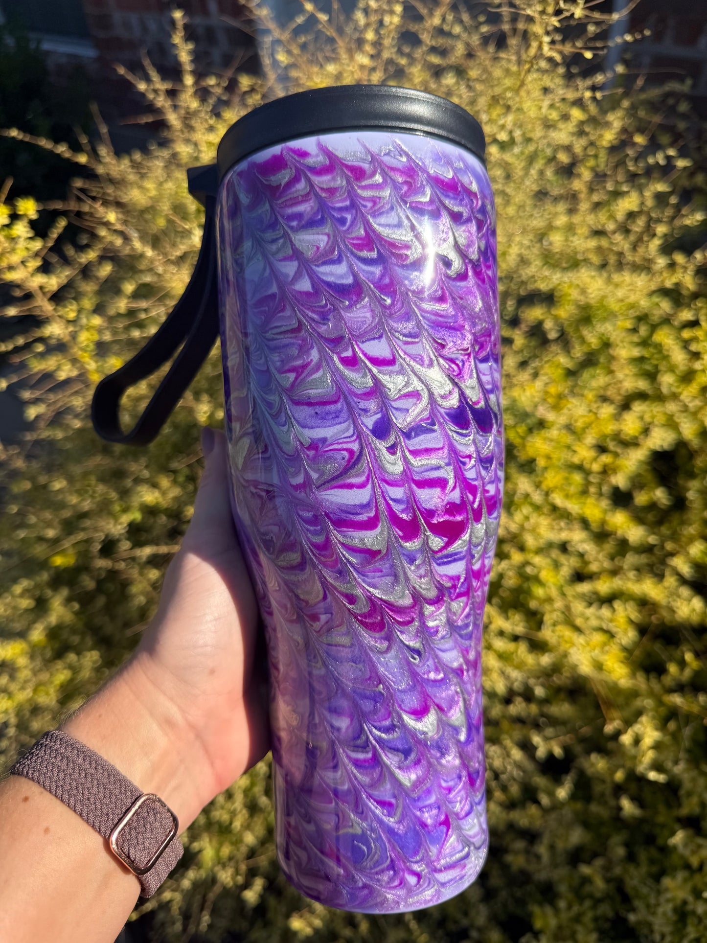 Purples Peekadoodle Tumbler