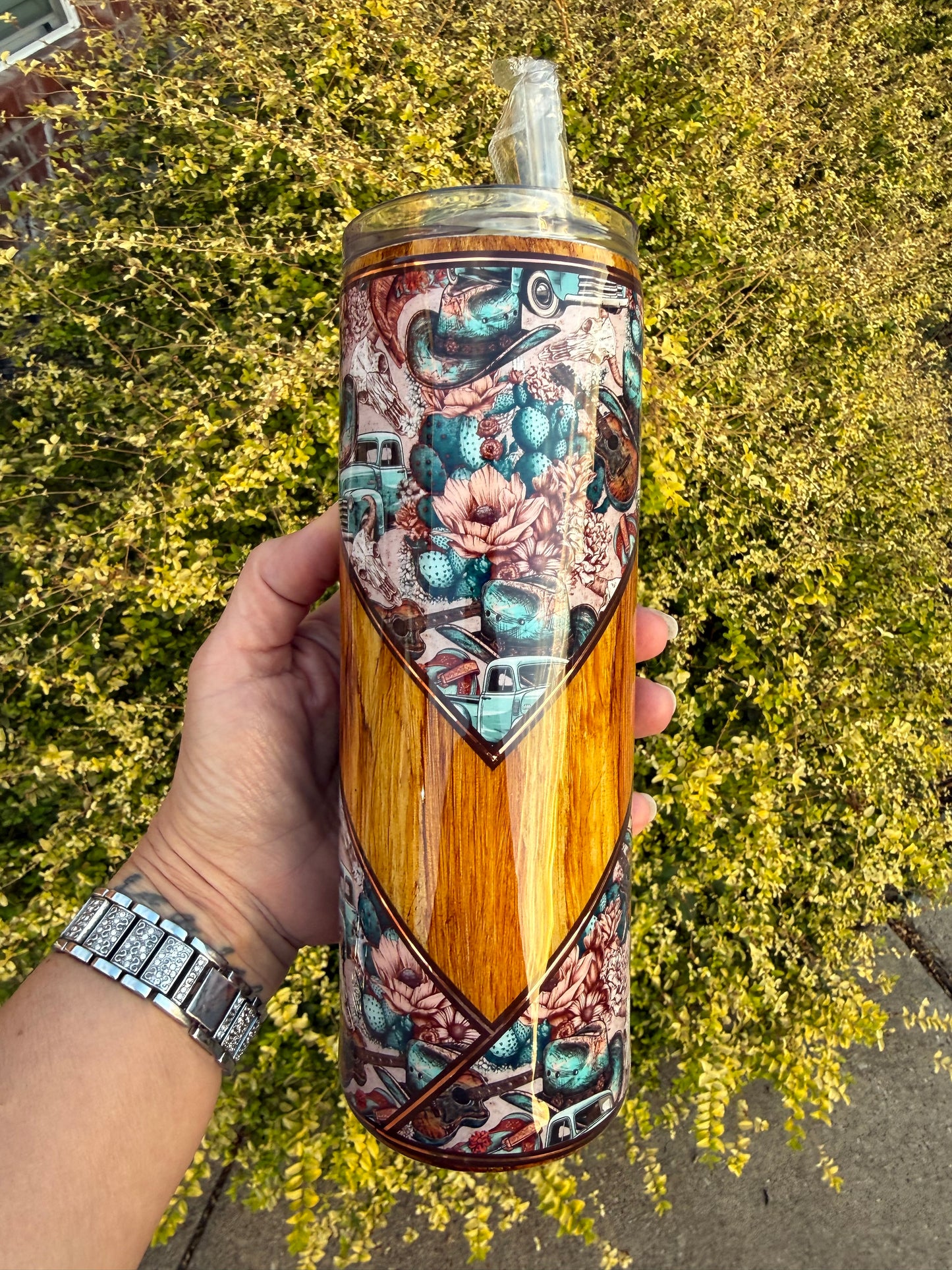 Country Woodgrain Tumbler