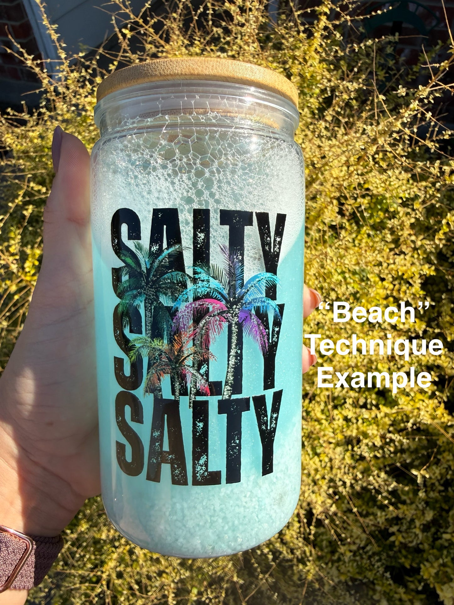 Custom Acrylic Snowglobe Cup