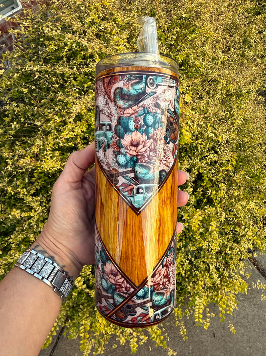 Country Woodgrain Tumbler