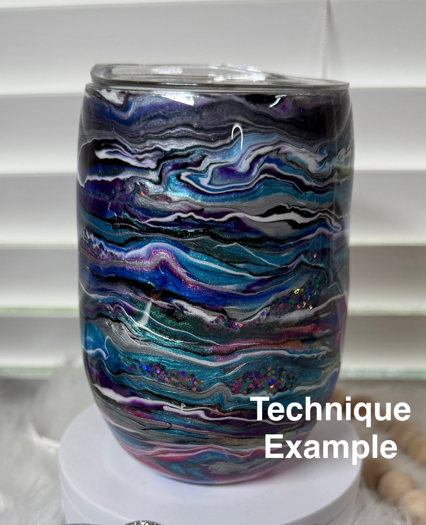 Custom Blurred Lines Tumbler