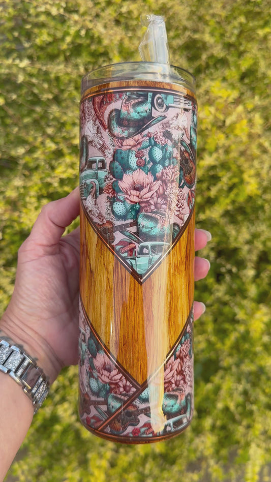 Country Woodgrain Tumbler