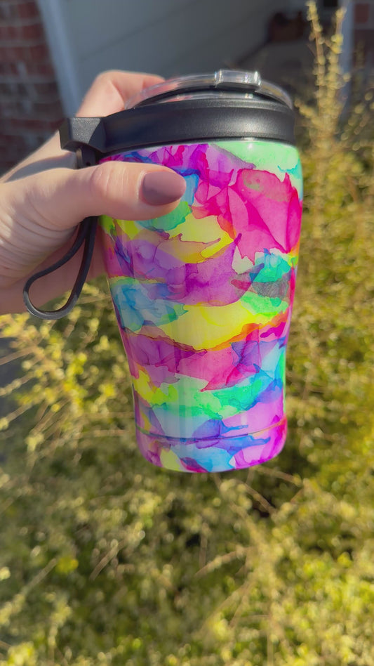 Neon Blown Ink Tumbler